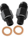Aeroflow C4 Trans Fittings -6 X 1/8-27. AF395-06BLK Aeroflow - Micks Gone Bush
