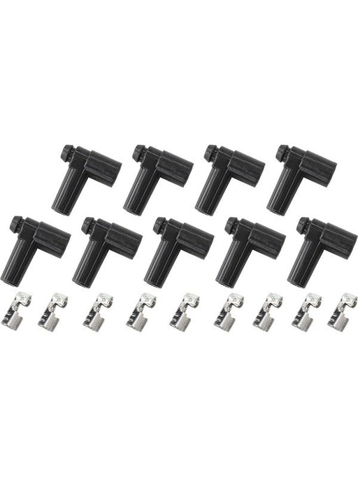 Aeroflow 9 X Hei Boots & Terminals 90 Deg. 9 Boots & 9 Terminals AF4030-8849 Aeroflow - Micks Gone Bush