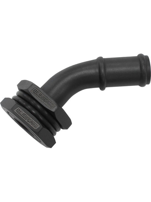 Aeroflow Turbo Drain Bulkhead 45 with 5/8" Barb AF463-30 Aeroflow - Micks Gone Bush