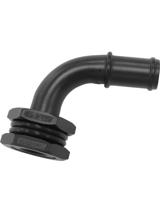 Aeroflow Turbo Drain Bulkhead 90 with 5/8" Barb AF463-31 Aeroflow - Micks Gone Bush