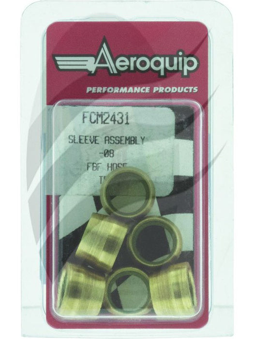 VintageAir Pack 6 8 Brass Olive Ferrule Packet Of 6 AF6008VH Vintage Air - Micks Gone Bush