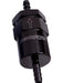 Aeroflow 30 Micron Billet Fuel Filter 1/2" Barb Black , 2" Length AF610-08BLK Aeroflow - Micks Gone Bush
