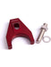 Aeroflow Billet Distributor Hold Down Clamp Red For SB Chevy AF64-2032R Aeroflow - Micks Gone Bush