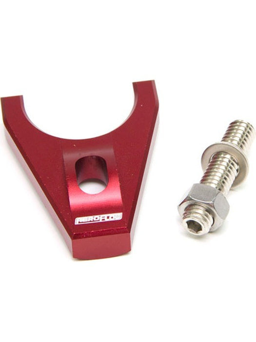 Aeroflow Billet Distributor Hold Down Clamp Red For Holden & V8 AF64-2038R Aeroflow - Micks Gone Bush