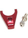 Aeroflow Billet Distributor Hold Down Clamp Red For Holden & V8 AF64-2038R Aeroflow - Micks Gone Bush