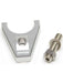 Aeroflow Billet Distributor Hold Down Clamp Silver For Holden & V8 AF64-2038S Aeroflow - Micks Gone Bush