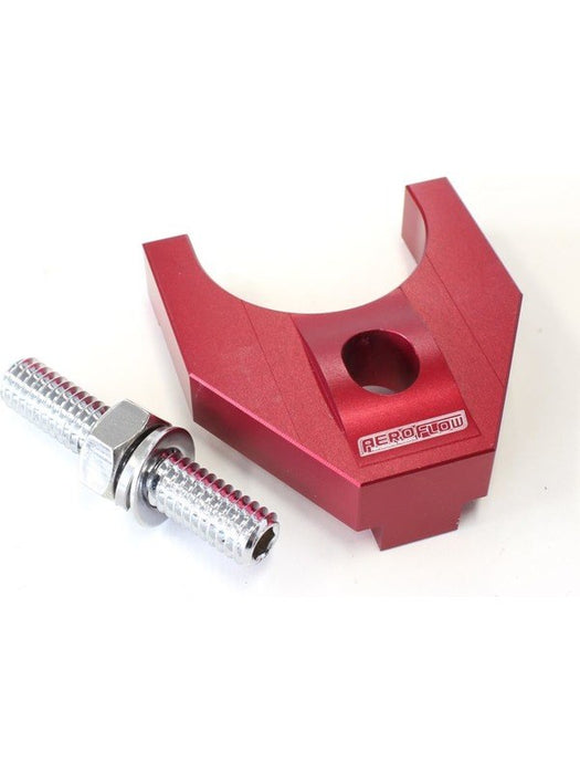 Aeroflow Billet Distributor Hold Down Clamp Red For Ford 302-351C AF64-2093R Aeroflow - Micks Gone Bush