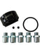 Aeroflow Billet Oil Cooler Sandwich Adapter With 2 x 1/8" NPT Ports AF64-2108 Aeroflow - Micks Gone Bush