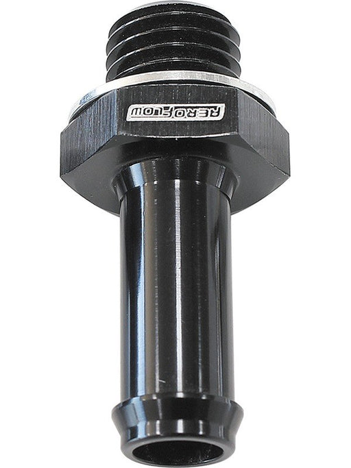 Aeroflow Barb EFI Fuel Pump Adapter M14 X 1.5mm to 5/16" Black AF746-01BLK Aeroflow - Micks Gone Bush