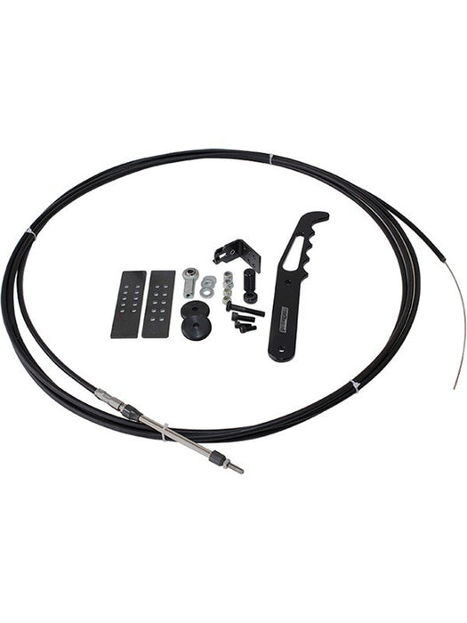 Aeroflow Parachute Release Cable Kit Black Handle & Accessories AF80-1000BLK Aeroflow - Micks Gone Bush