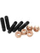 Aeroflow Turbo Stud & Nut Kit M8X1.25Mm AF8059-1000 Aeroflow - Micks Gone Bush