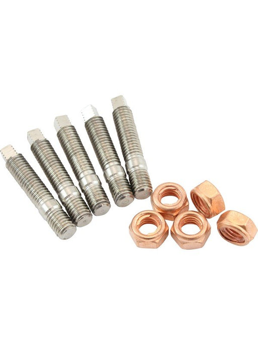 Aeroflow Stainless Steel Turbo Stud Kit M8 x 1.25mm - Pack of 5 AF8059-1003 Aeroflow - Micks Gone Bush