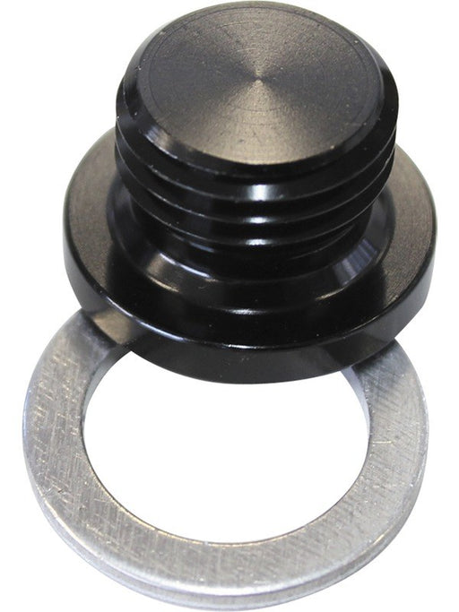 Aeroflow Metric Port Plug M10 X 1.0 Black AF814-M10-01BLK Aeroflow - Micks Gone Bush