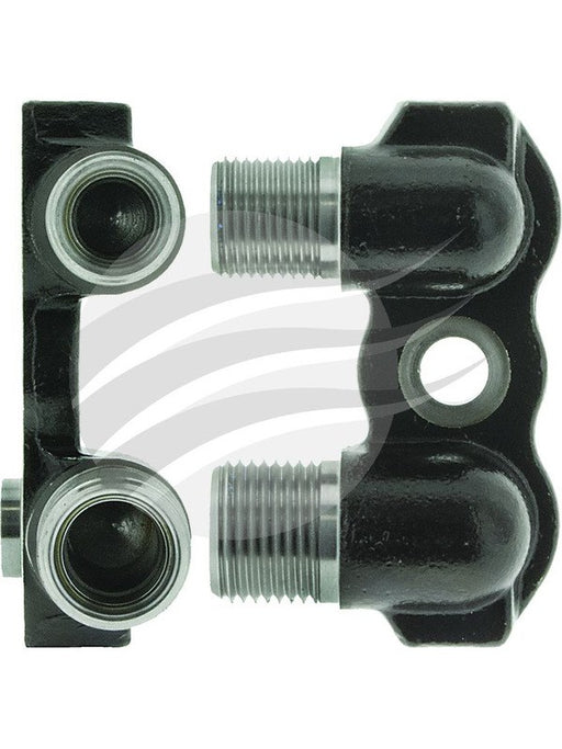 Sanden Gm Pad Rear Port Adaptor Vertical Std Oring AF8937 Sanden - Micks Gone Bush