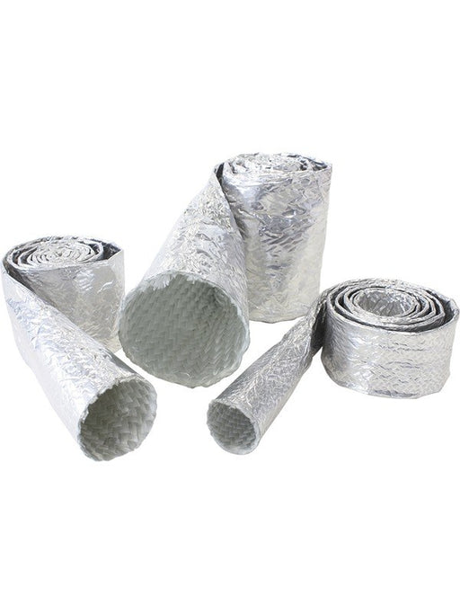 Aeroflow Aluminised Heat Sleeve 5/8" to 1" I.D. 3ft (1m) Length AF91-5001 Aeroflow - Micks Gone Bush