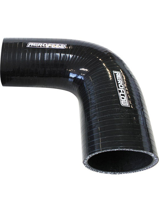 Aeroflow Silicone Hose Reducer 90 Deg; Black I.D 3.50-3.25" 90 AF9203-350-325 Aeroflow - Micks Gone Bush
