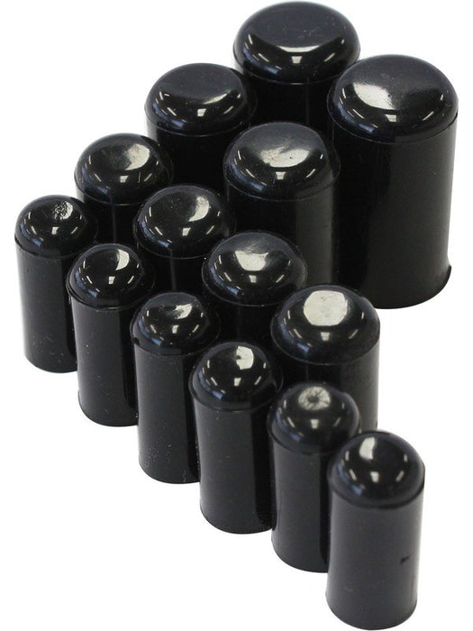 Aeroflow Metric Vacuum Blank Off Plug Kit 16 piece Black AF9290-016-01 Aeroflow - Micks Gone Bush