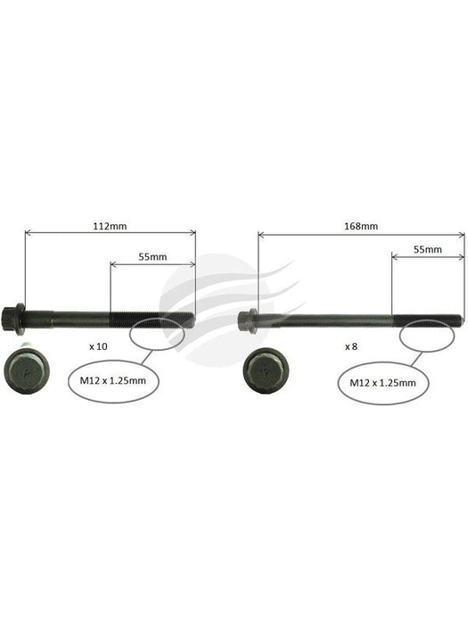 Aunger Cylinder Head Bolt Set Fits Toyota 1Kdftv I4 Dohc AHBS0611 Aunger - Micks Gone Bush