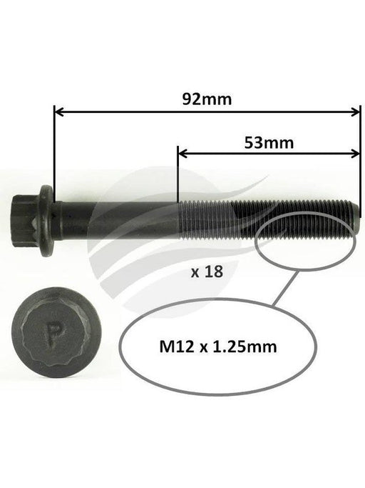 Aunger Cylinder Head Bolt Set Fits Mitsubishi 4D56T I4 Dohc AHBS0628 Aunger - Micks Gone Bush