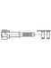 ATCO Straight #6 - #8 Step Up For Air O Crimp With Clamp AN1305C ATCO - Micks Gone Bush