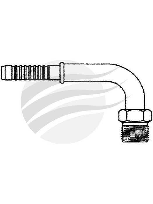 Atco Male Insert O-ring 10-12 An X 90 Step Up #10 To #12 AN1827 ATCO - Micks Gone Bush