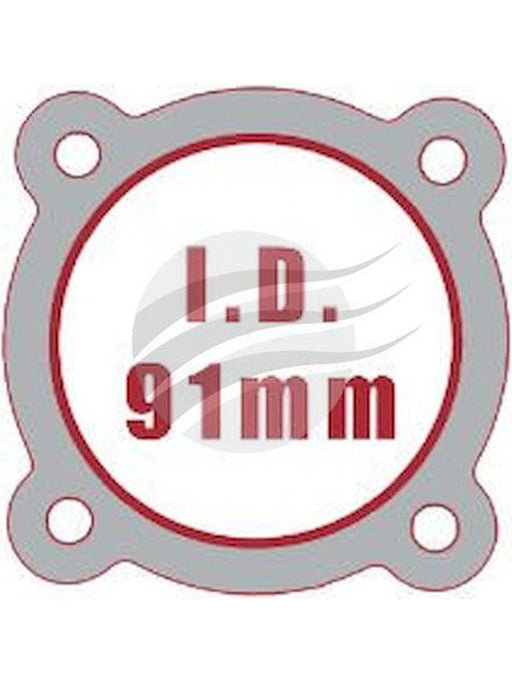 Aunger Exhaust Gasket 3 1/2" 4 Bolt APG354R-10 Aunger - Micks Gone Bush