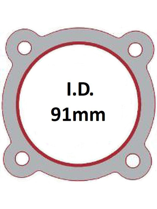Aunger 3 1/2" 4 Bolt Exhaust Gasket APG354R Aunger - Micks Gone Bush