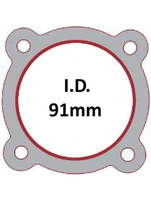 Aunger 3 1/2" 4 Bolt Exhaust Gasket APG354R Aunger - Micks Gone Bush