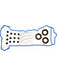 Aunger Rocker Cover Gasket Kit R/H Fits Cadillac Ly7 V6 Dohc Vvt ARCG430K Aunger - Micks Gone Bush