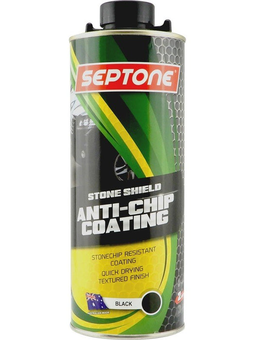 Septone Stoneshield Anti Chip Coating Tall Tin Black 1L AUSB1T SEPTONE - Micks Gone Bush