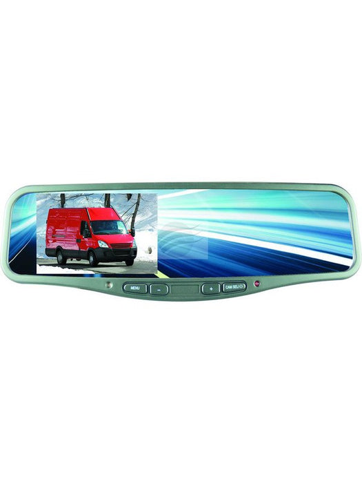 Jaylec 4.3" Tft Lcd Rear View Mirror Screen 12/24V 2X Camera Input 2.8M AV9435 Rear View Mirrors Jaylec - Micks Gone Bush