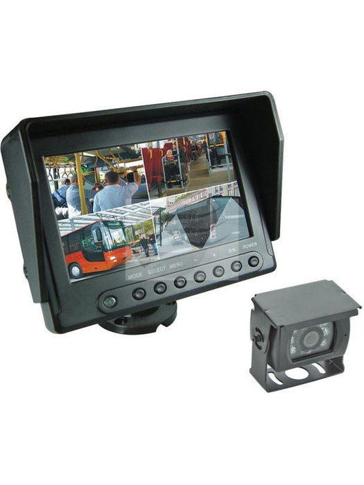 Jaylec 7" Tft Lcd Reverse Camera System 12/24V 4X Camera Input 20M Cable AV9704 Reversing Cameras Jaylec - Micks Gone Bush