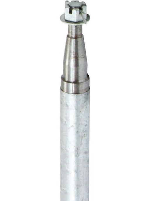 ARK Axle Straight Beam 39mm X 72" Round Solid Galvanised 750kg Capacity AXS3972G ARK - Micks Gone Bush
