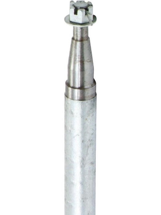 ARK Axle Straight Beam 39mm X 72" Round Solid Galvanised 750kg Capacity AXS3972G ARK - Micks Gone Bush
