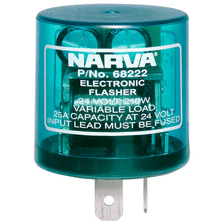 Narva Electronic Flasher 24V 2 Pin 68222BL FLASHER UNIT NARVA - Micks Gone Bush