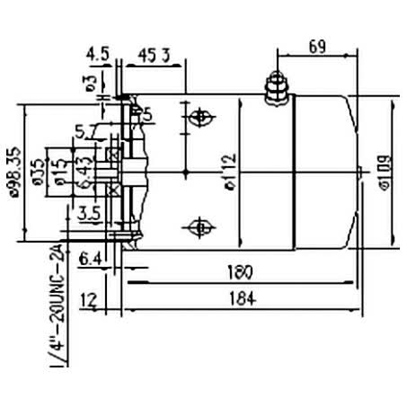 Mahle DC Motor 12V 2.1KW CCW Starter Motor MM106 STARTER MOTOR MAHLE - Micks Gone Bush
