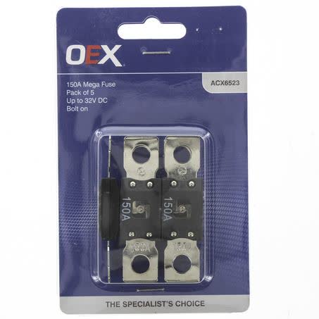 OEX Mega Fuse 150A Bolt On Pack Of 5 ACX6523 FUSE OEX - Micks Gone Bush