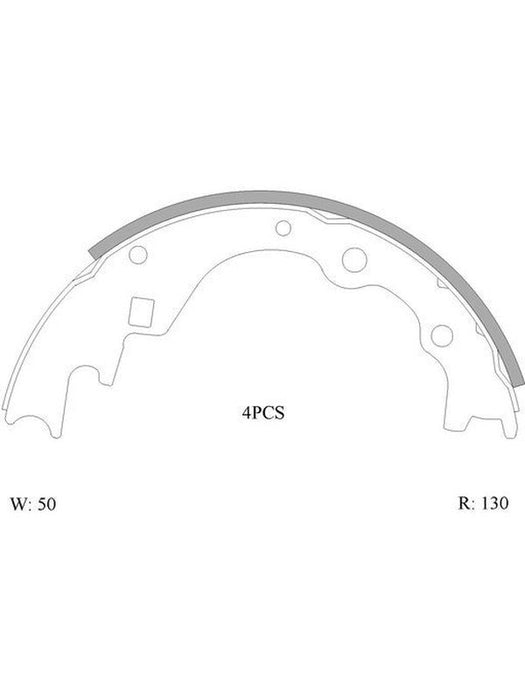 Bosch Brake Shoe B1587 BOSCH - Micks Gone Bush