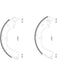 Bosch Brake Shoe Rear Set B1678 BOSCH - Micks Gone Bush