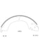 Bosch Brake Shoe Rear Set B1759 BOSCH - Micks Gone Bush