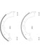 Bosch Brake Shoe Rear Set B1768 Brake Shoes BOSCH - Micks Gone Bush