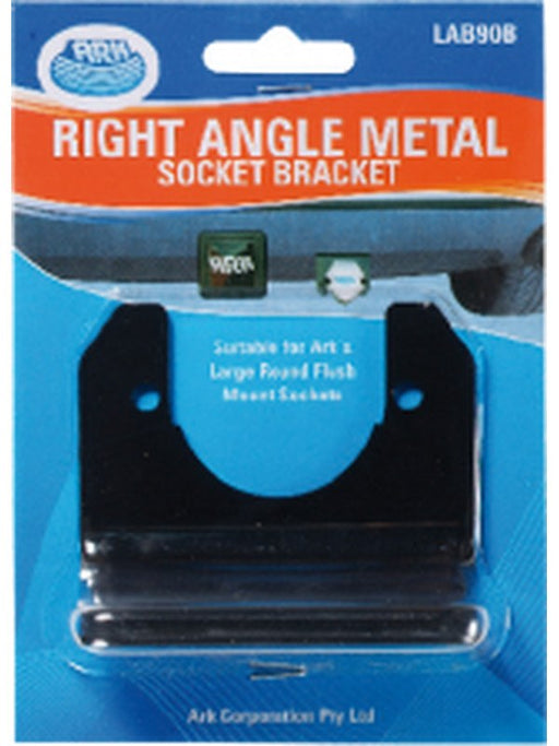 ARK Angle Mounting Bracket For Small Round Trailer Sockets Blister Pack B90 ARK - Micks Gone Bush