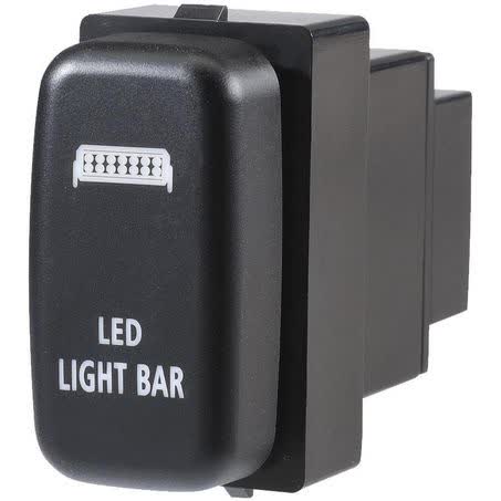 Narva Mitsubishi Style Sealed Push Switch Off/on Spdt 12V Blue LED 63362BL SWITCH NARVA - Micks Gone Bush