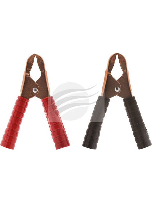 Jaylec Pack 2 Battery Clamps Insulated Black & Red Clamps 50Amp BC0050 Battery Hold Downs Jaylec - Micks Gone Bush
