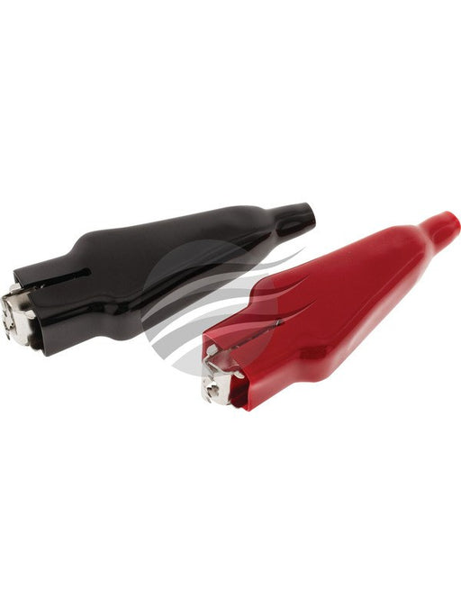 Jaylec Battery Clamps Insulated Black Red 50Amp [ref Narva TC202] Pck 2 BC0051 Battery Hold Downs Jaylec - Micks Gone Bush
