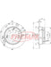 Fremax Brake Rotor (Pair) Rear BD-0581 Fremax - Micks Gone Bush