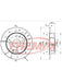 Fremax Brake Disc Rear Pair BD-0835 Fremax - Micks Gone Bush