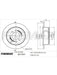Fremax Brake Disc Rear Pair BD-1007 Fremax - Micks Gone Bush