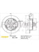 Fremax Brake Disc Rear Each BD-1184 Fremax - Micks Gone Bush