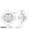 Fremax Brake Disc Rear Pair BD-1186 Fremax - Micks Gone Bush